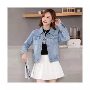 여성 청 캐주얼 매일예쁜 자켓 쇼트 코트 빅사이즈 상의 홍콩 인기1