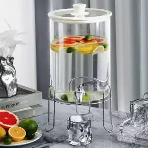 음료수 노점 디스펜서 수도꼭지 저그 저장 워터 냉음료