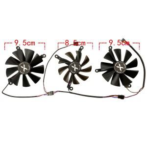 그래픽 카드 교체 선풍기  XFX Radeon RX6800 스피드스터 MERC QICK 319 용 DIY