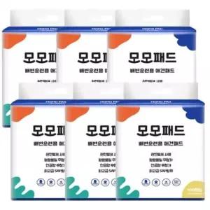 절약형 가성비좋은 냄새잡는 배변패드 100매X6개