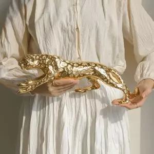 골드 퓨마 오브제 거실 인테리어 장식품 개업선물