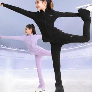 피겨연습복 여성 피겨스케이트복 날쌤 팬츠 사계절 피겨 메쉬 재킷 남자 여자