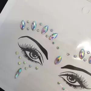 할로윈 오팔 페이셜 쥬얼리 헤나 스티커 크리스탈