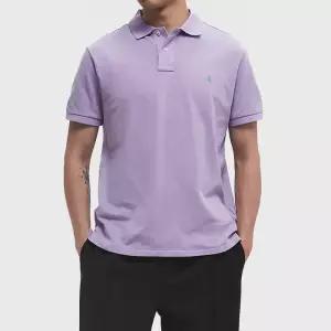 [폴로랄프로렌]남성 반팔 카라티 클래식핏 퍼플(204) (38787972)