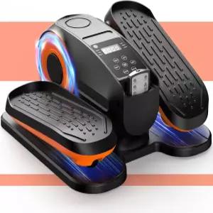 TV에서 볼 수 있는 12개의 조절 가능한 속도를 가진 노인용 책상 밑 타원형 전동 다리 운동기 홈 오피스용