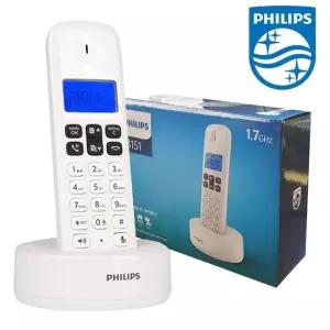 필립스151백색 선명한 통화음질 디지털 무선전화기