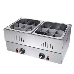 업소용 전기 워머기 요리 오뎅기계 포장마차 어묵탕 중탕기 이중 탱크 9칸 +