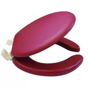 환자 이동식좌변기용 변기커버 쿠션 레자 교체용 배변의자 쉬운세척 변기통