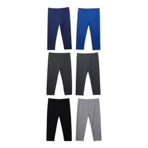 하이웨스트형 무지 슬림핏 7부 요가바지 6컬러 xvy7+4Xou