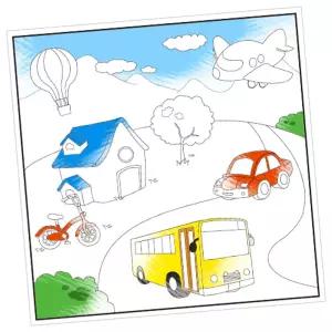 아트시트 피크닉물감놀이 미술 색칠 채색 재사용가능 욕실 공부