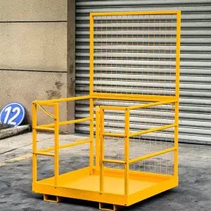지게차 케이지 작업대 바스켓 플랫폼 승강기 외벽공사 현장 고소작업 승강대