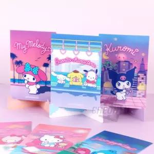 산리오 감성템 3D 스탠드 POST 카드 24개 1세트탁상형POST 형캐릭터 인테리어 놀이