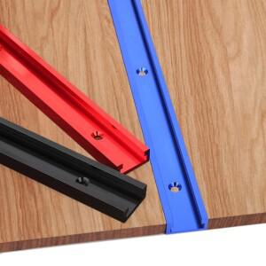 DIY 테이블 톱 작업대용 호환 알루미늄 트랙 목공 슈트 슬라이드 리미트 가이드 T슬롯 마이터 지그 고정장