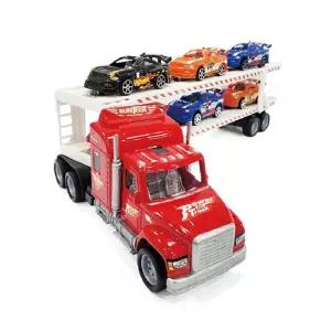 메타 자이언트 카케리어 레드 레이싱카토이 장난감 이동카 캐리어카 운반카 자동차 트럭 선물용 남아 남자