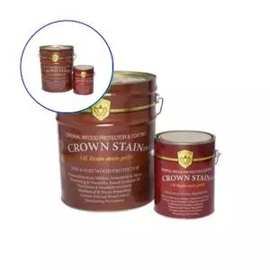 쌍문상회 페인트 도료 인테리어 벽시공 크라운 오일 스테인 투명 3.6리터