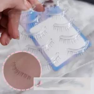 통 인조 붙이는 속눈썹 메이크업 요정 아래속눈썹 아이래쉬 예쁜 자연스러운 가닥 일회용 인형