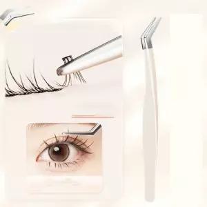통 인조 붙이는 속눈썹 메이크업 크리미둥근집게 미용핀셋 화장 썹쪽 붙이는도구 연장재료