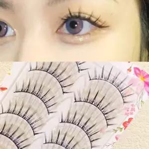 통 인조 붙이는 속눈썹 메이크업 A08 단품 아이래쉬 예쁜 자연스러운 가닥 일회용 인형