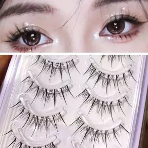 통 인조 붙이는 속눈썹 메이크업 M08 단품 아이래쉬 예쁜 자연스러운 가닥 일회용 인형