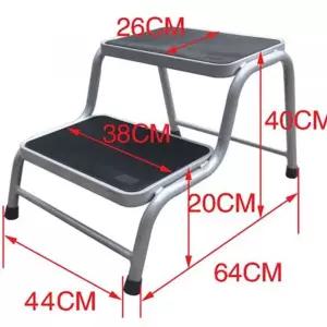 2단 카라반 발판 디딤판 계단 세차 자동 폴딩 고강도