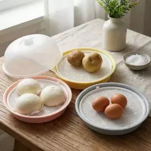 국산 전자레인지 찜기 만두 채소 감자 전자렌지 용기