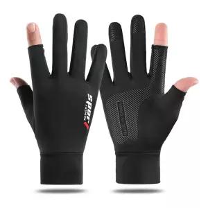 쿨링 논슬립 남성 운동용 스포츠 장갑 2컷 블랙장갑 운전 자외선차단 손가락 여름 얇은