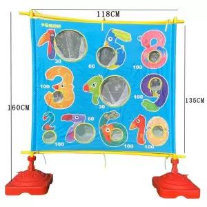 구멍넣기 모래주머니 게임판 콩주머니 빨간색 던지기 행사