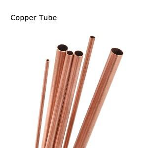 DIY 프로젝트 공예용 구리 원형 튜브 파이프 1.5mm 2mm 10mm OD 500mm 길이 1 개 2 3 개