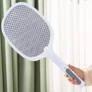 거치식 충전식 전기모기채 원버튼 작동 전자 파리채 해충퇴치 가정용 모기퇴치
