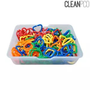 말랑이 블록 고리 블럭 바구니장난감 어린이 교구 유아놀이 동학습 창의력 아동발달