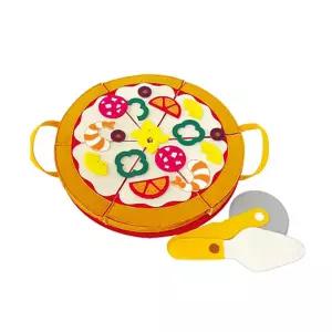 펠트 교구 피자 토핑 놀이어린이장난감 영아완구 아기 천장난감 음식모형 천모형 역할 만들기 요리하기