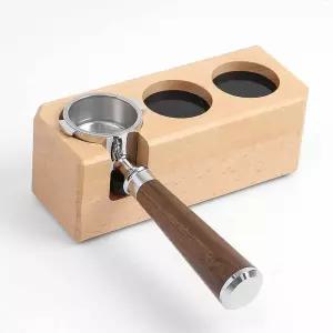 커피홀더 바리스타도구 걸이행거 우드받침대포터필터거치대 스쿱거치대