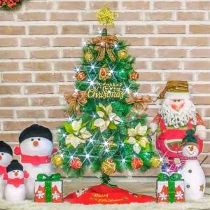 비타리토 뉴샤인비즈볼 눈꽃 솔잎 트리 풀세트 120cm 크스마스장식 럭셔 츄리 고급 크스마쓰 완제