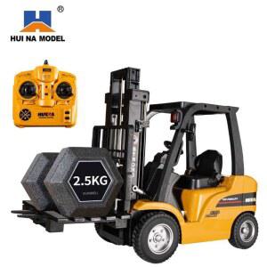 Huina rc지게차 합금 제어 원격 생일선물 엔지니어링