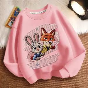 주토피아 라운드넥 맨투맨 닉 주디 가을 겨울 