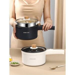 멀티 쿠커 전기 전골 미니쿠커 만능 캠핑멀티쿠커 분리형멀티쿠커 찜요리 분리형 냄비 손잡이