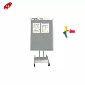 스탠드게시판 DS-1700 Dark grey 450x780 압핀꽂이식액자 탁상용 벽길이용 자석