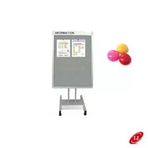 스탠드게시판 DS-1700 Dark grey 450x780 자석부착식액자 탁상용 벽길이용