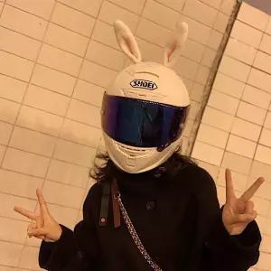 액세서리 소품 하이바 헬멧장식 꼬리 토끼귀 스쿠터 헬멧