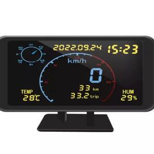 GPS 차량용 HUD 헤드업 디지털 속도 측정기 대화면 과속 경고 알림 운행 기록 장치