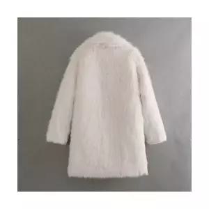 M2 하프 춘추 여자코트 반코트 스트리트패션 코트 이펙트 인조밍크 JEN1