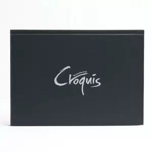 삼원 CN05 양장 크로키 제본 블랙 B4 105g북 화방 드로잉 그림연습 화바용