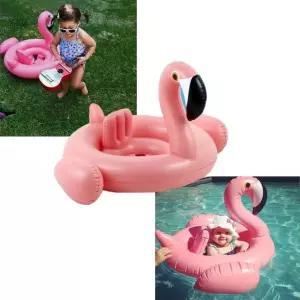 플라밍고 유아 보행기튜브 캐릭터 물놀이 튜브  [평점상위]