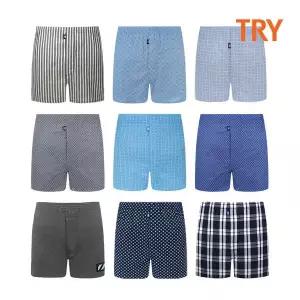 트라이 남성용 프리미엄 코튼 트렁크 10종세트 택1 181325