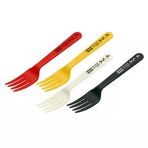 스케이터 미키마우스 치어풀 포크 4종 세트 식기 어린이 이유식 간식포트 소풍도시락 나들이 캠핑용 수저