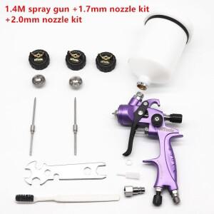HVLP 페인팅 스프레이건 중력 자동차 에어로그래프 수리, 공기 도구, 페인트 메탈릭 바니시