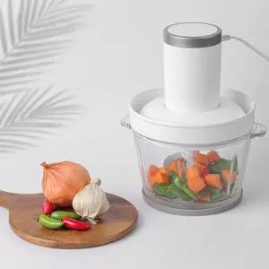 대용량 만능 유리 초퍼 멀티 전동 다지기 2.5L 단품야채 마늘 이유식만들기 분쇄기 양념 고기 주스만들기