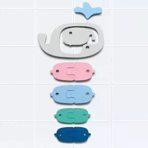 큐트 목욕놀이 스티커 퍼즐 (웨일)완구 장난감 유아 아기