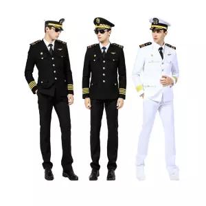 파일럿 승무원 졸업 옷 코스튬 컨셉 제복 상하의 항해복 사진