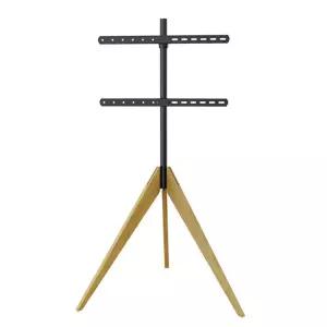 TV 스탠드 이젤형 42-65in 블랙 거치대 티비 받침대TV 모니터 텔레비젼